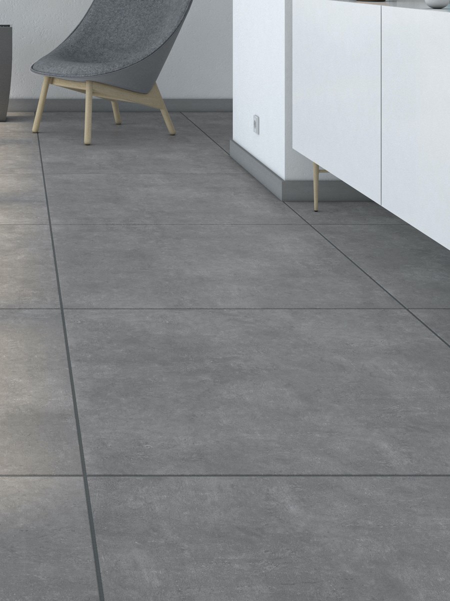 Eclipse Anthracite Indoor Floor Tile- 600x600(mm)