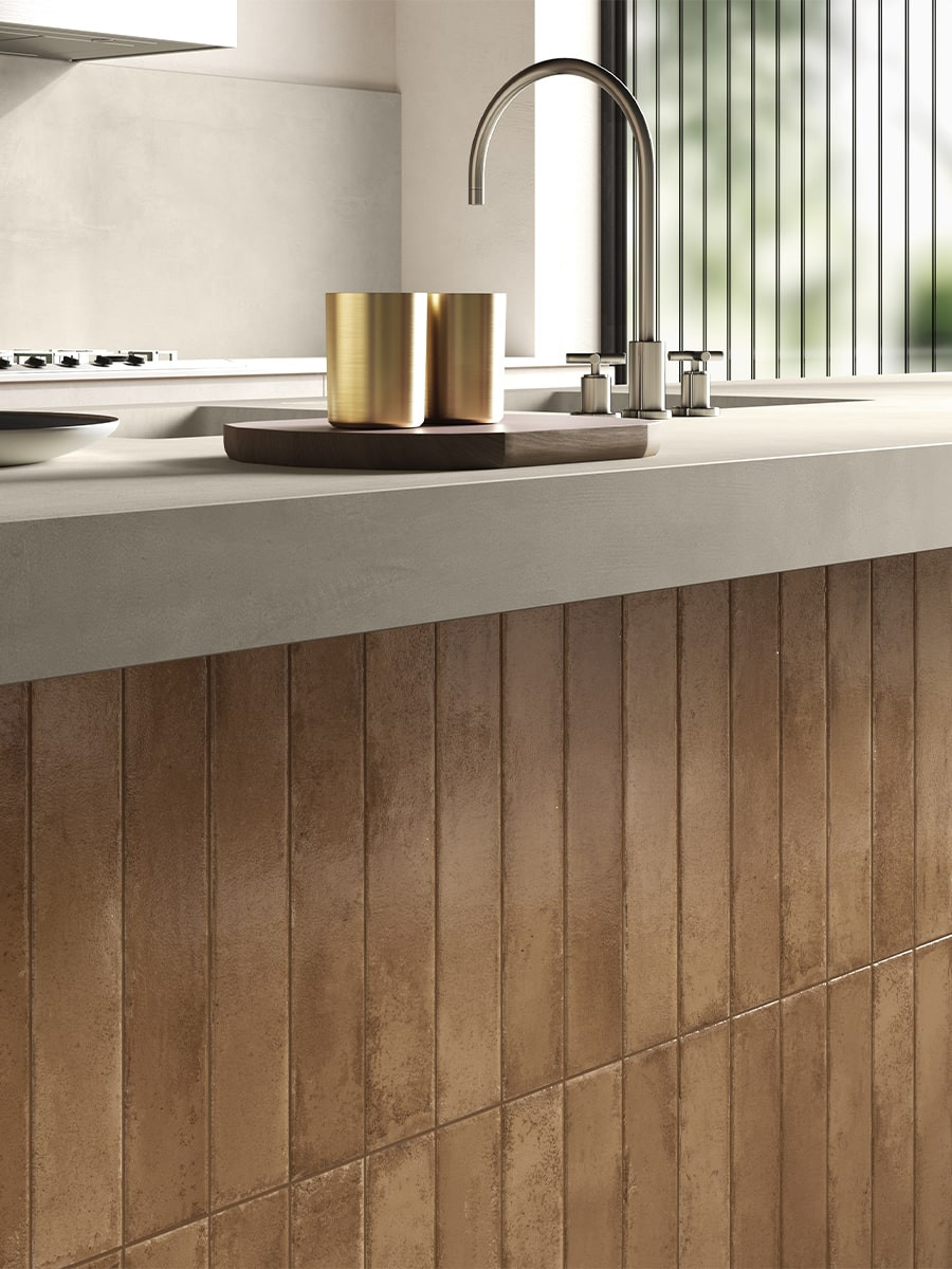 Progetto Terre Brick Effect Italian Tile - 75x400mm