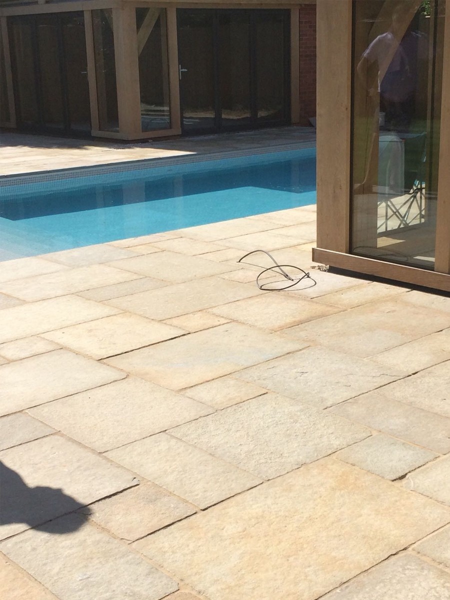 Tandur Yellow Limestone Paving Slabs - Mix Size Patio Pack