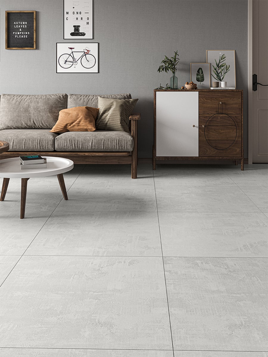 Alps Grey Porcelain Tile - 800x800mm