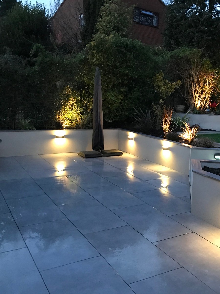 Eclipse Anthracite Virtue Vitrified Porcelain Paving Slabs - 1200x600 Pack