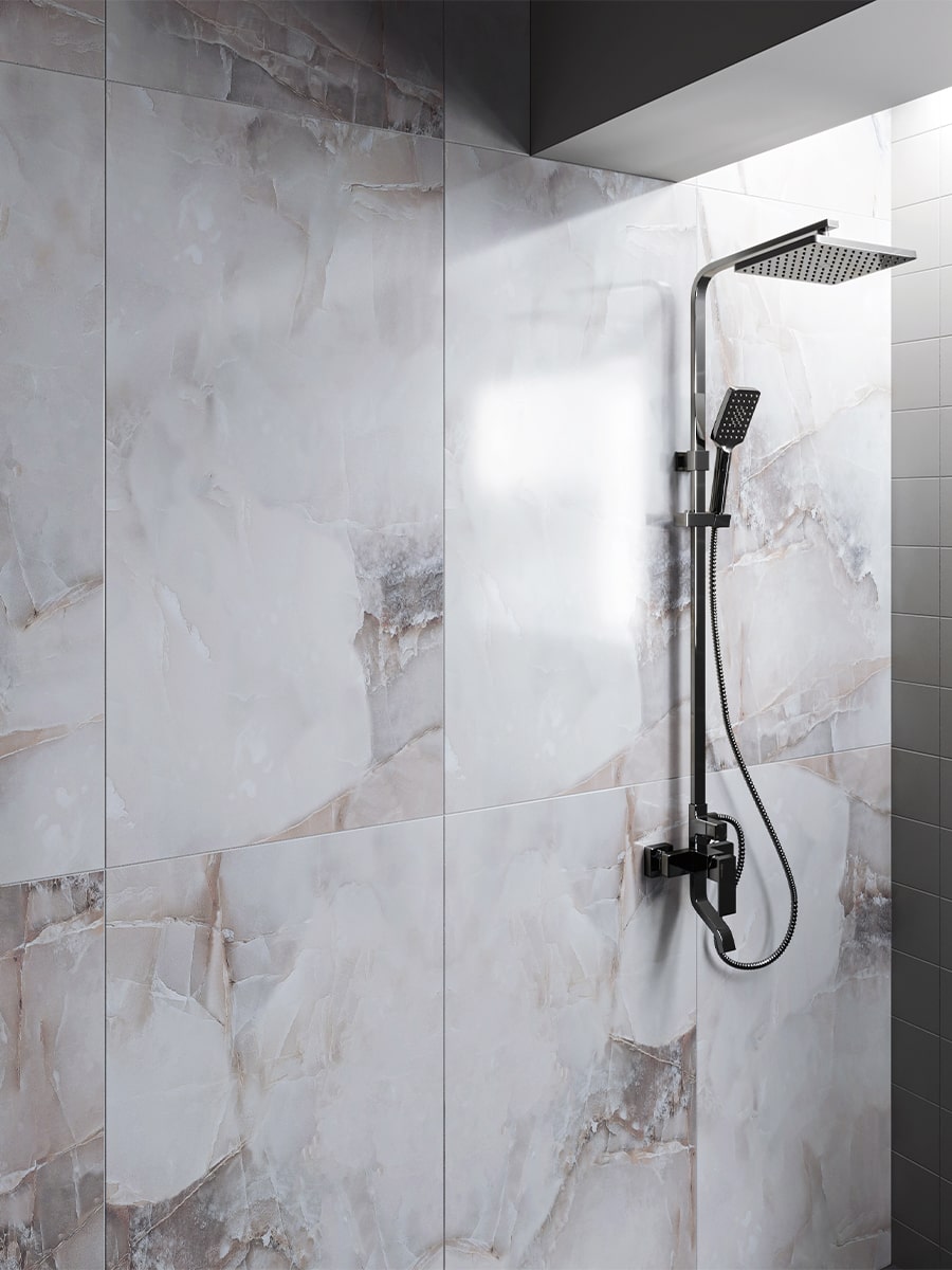 Aquarius Grey Onyx Tile - 1200x600x9mm
