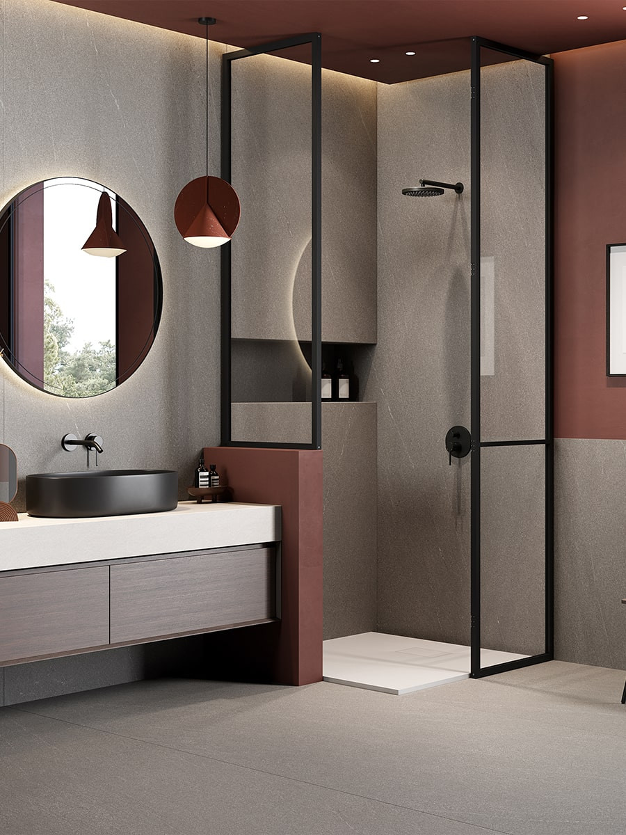Baltic Grey Porcelain Tile - 1000x1000mm