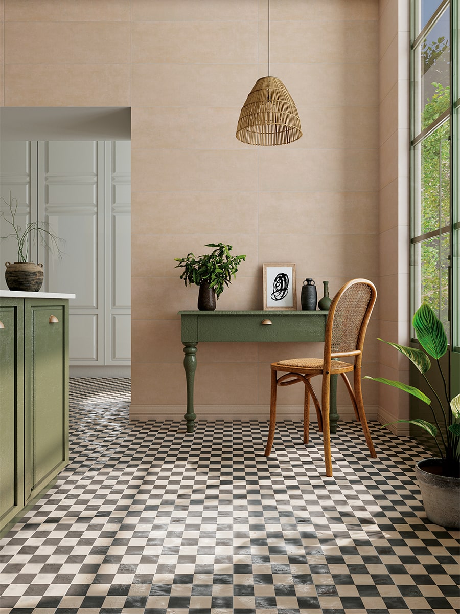 Barroco Chess Decor Wall & Floor Tile - 225x225mm