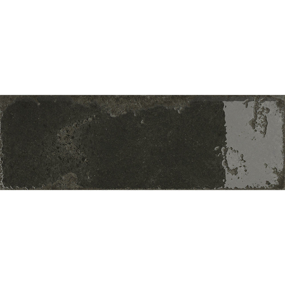 Bellissima Nero Brick Effect Porcelain Wall & Floor Tile - 100x300mm