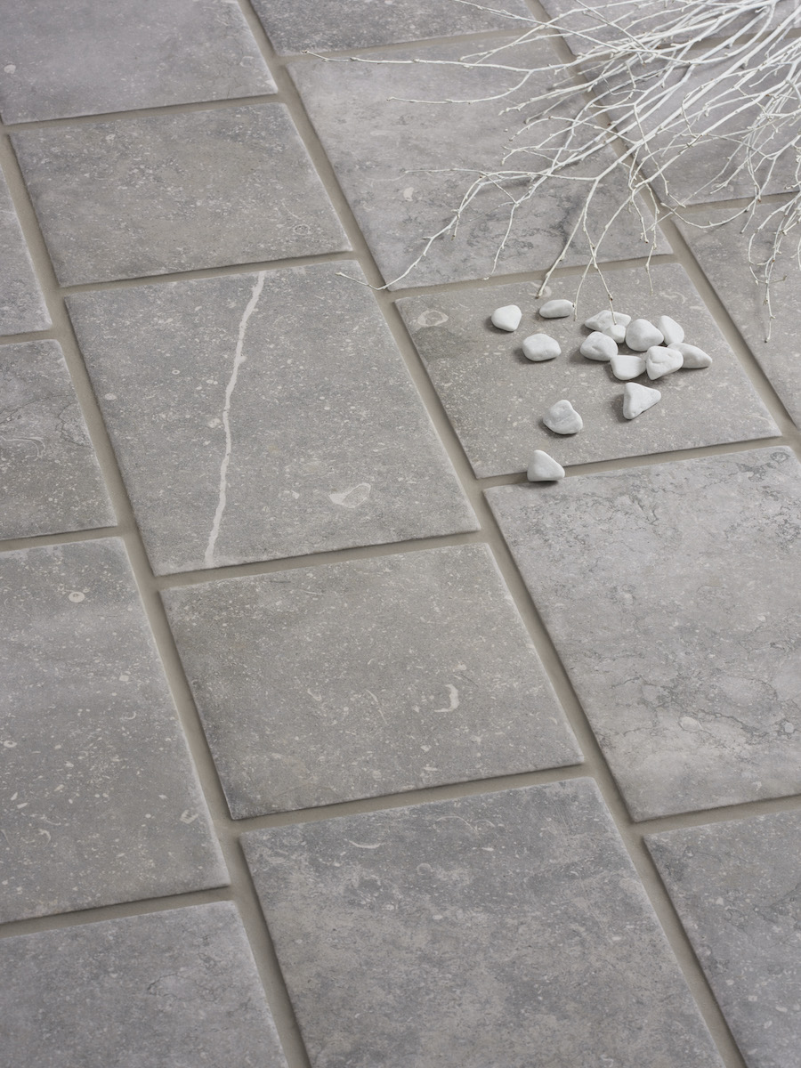 Bluestone Grey Porcelain paving slabs - Mix size pack