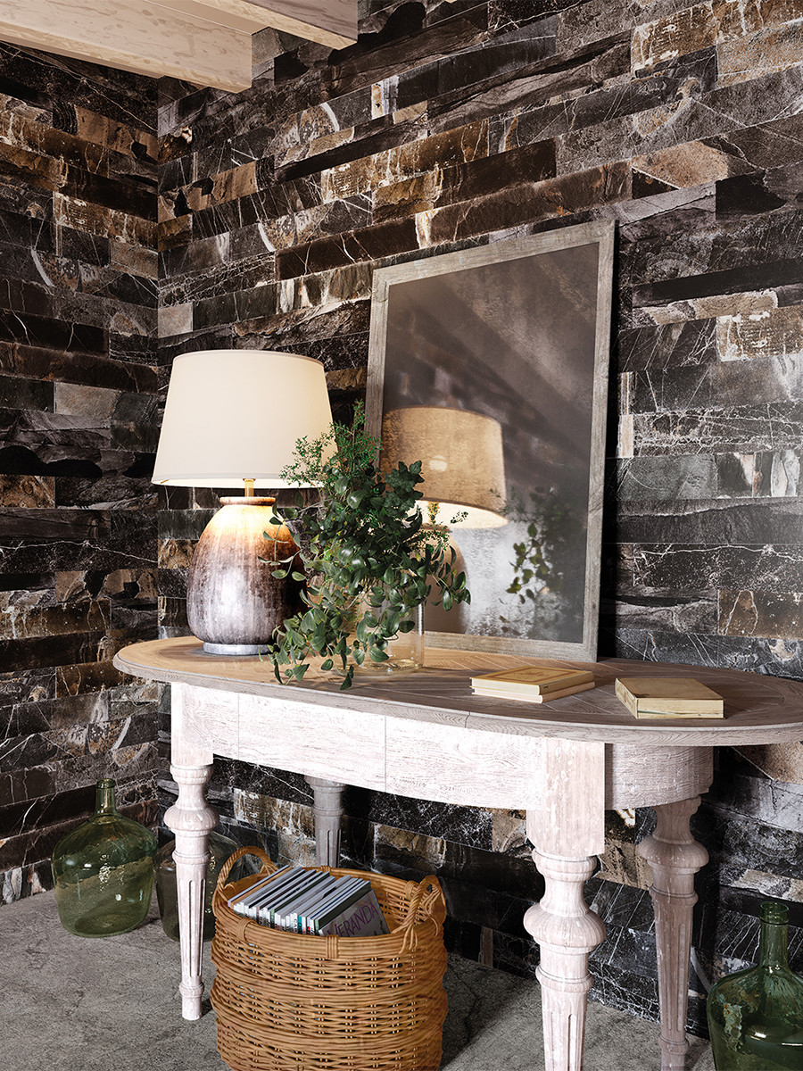 Bosco Nero Wall & Floor Tiles - 100x600mm