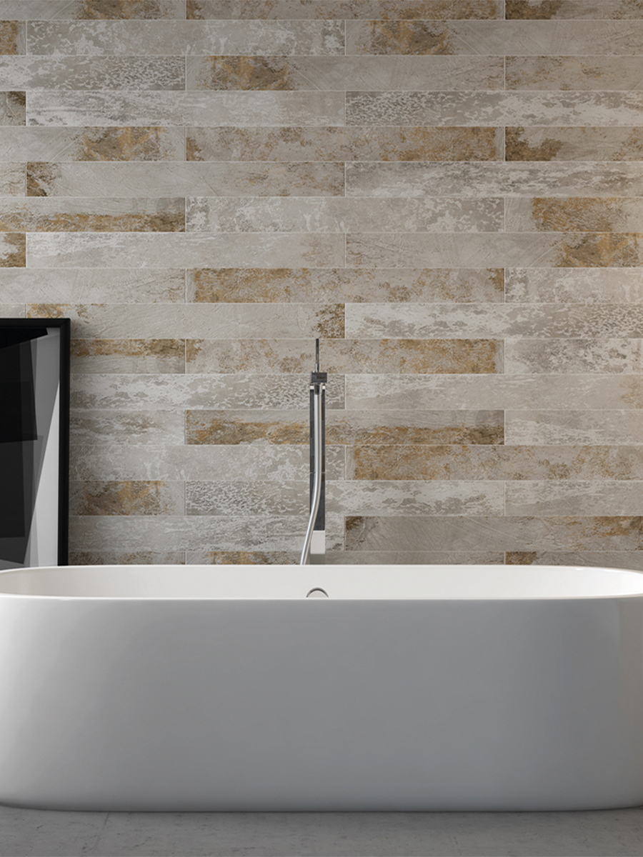 Bosco Gris Wall & Floor Tiles - 100x600mm