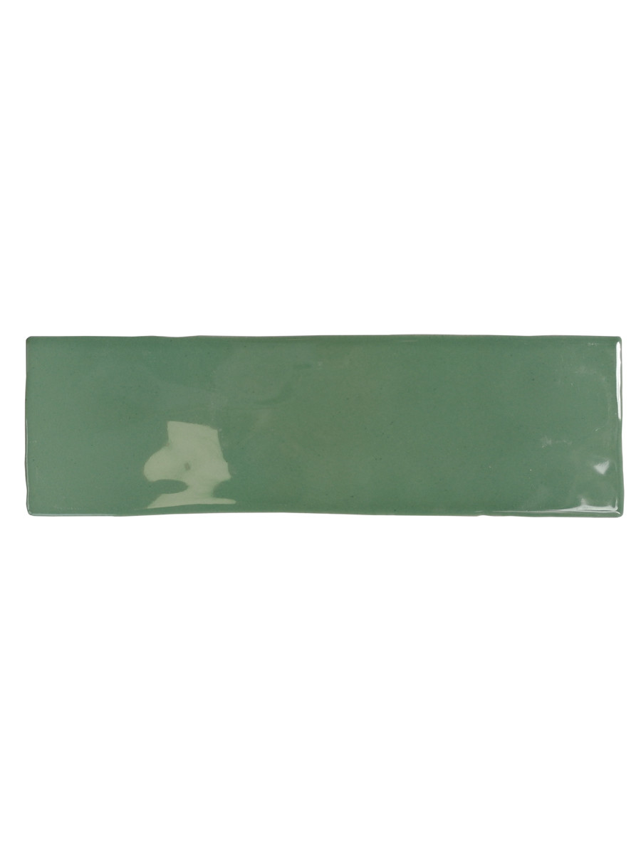 Boston Green Gloss Wall & Floor Tile - 65x200mm