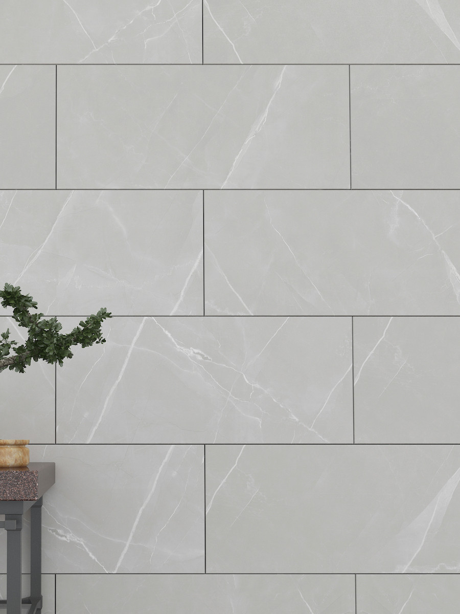 Brenzo Light Porcelain Tile - 600x300