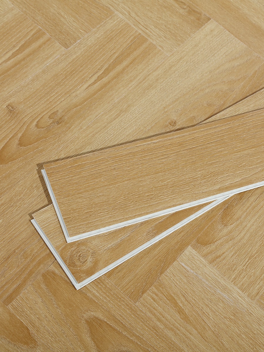 Chateau Light Oak Herringbone Click LVT - 640x128mm