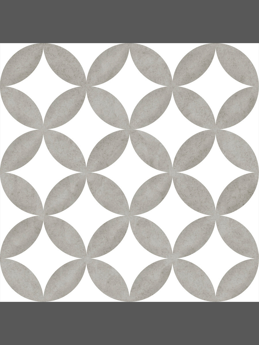 District Circle Porcelain Wall & Floor Tiles - 200x200mm