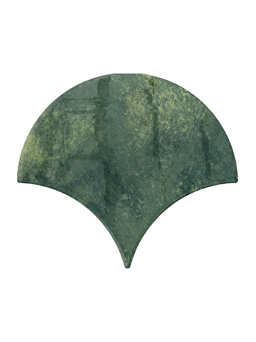 Drop Moss Gloss Wall Tile - 150x172