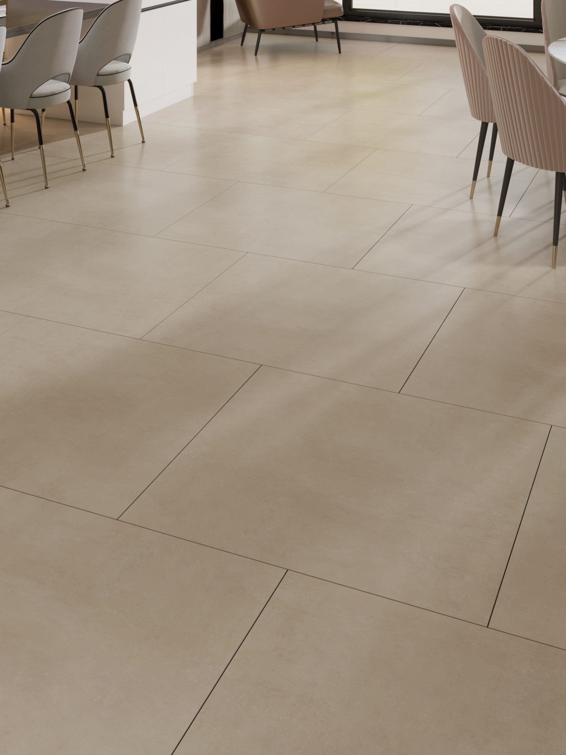 Eclipse Ivory Anti Slip Floor & Wall Tile - 800x800x9.5(mm)