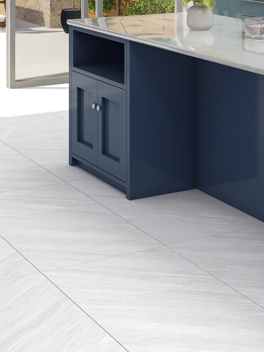 Eco White Large Format Indoor Wall & Floor Tile - 1200x600(mm)