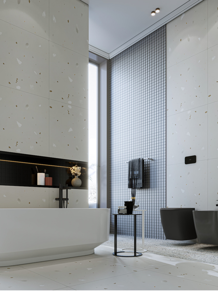 Epoxy White Porcelain Tile - 800x800mm