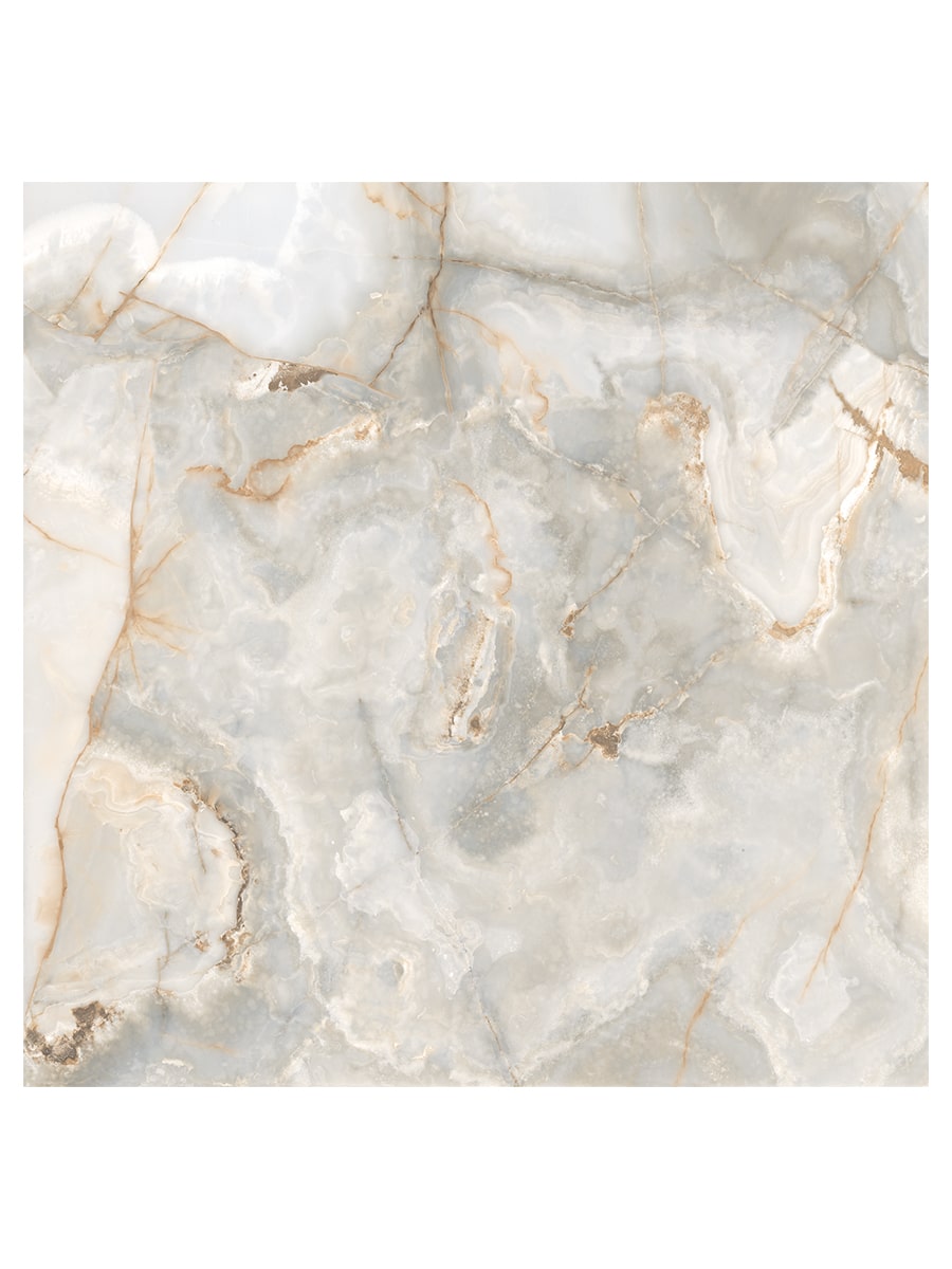 Eunoia Beige Onyx Matt Tiles - 608x608mm