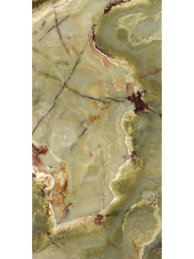 Eunoia Verde Onyx Porcelain Tile - 1200x600mm
