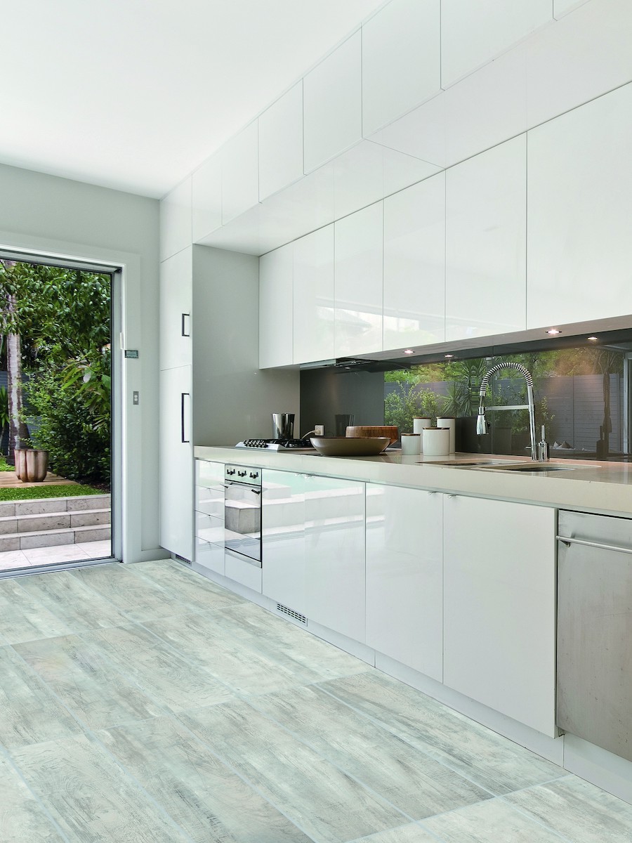 Silver Grigio Wood Effect Indoor Floor Tile - 1200x300(mm)