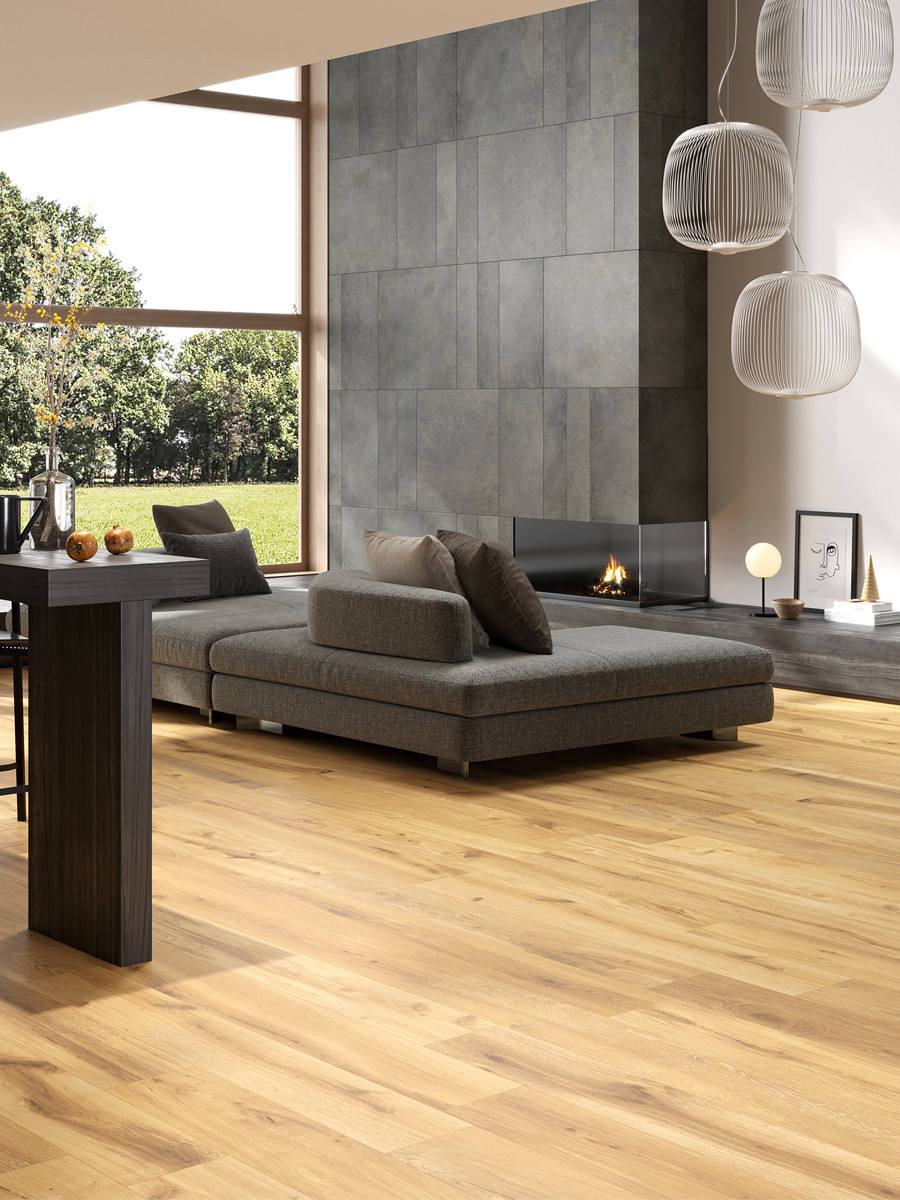 Timeless Honey Wood Effect Italian Porcelain Tile - 1200x200mm