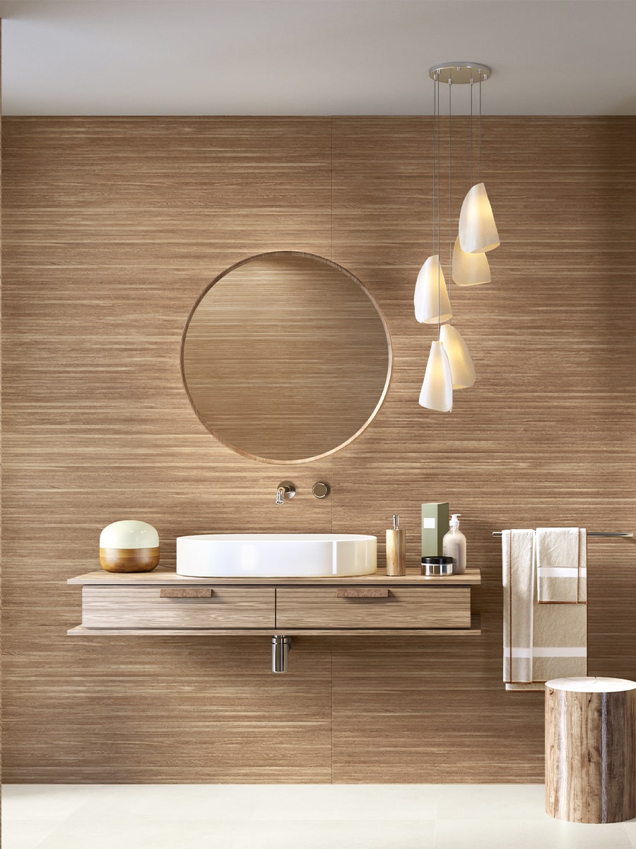 Larchwood Ipe Fluted Wall Tile - 1200x400mm
