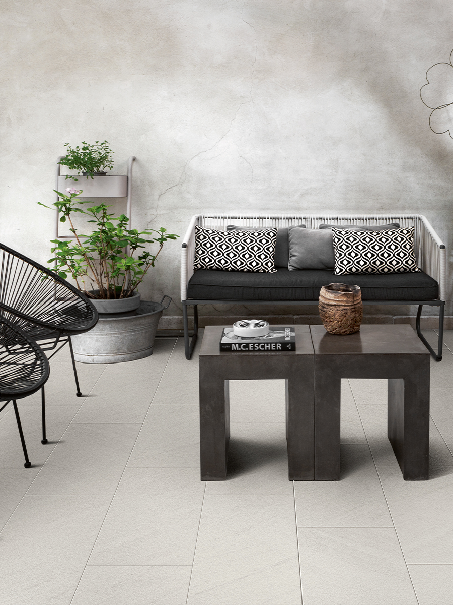 Italian Lavagna Bianco Wall & Floor Tile - 600x300x10mm