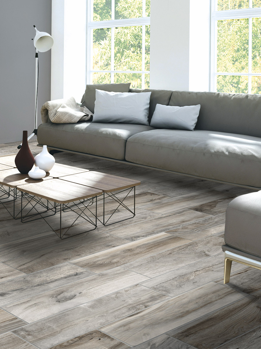 Living Tortora Italian Wood Effect Floor Tiles - 1000x150(mm)