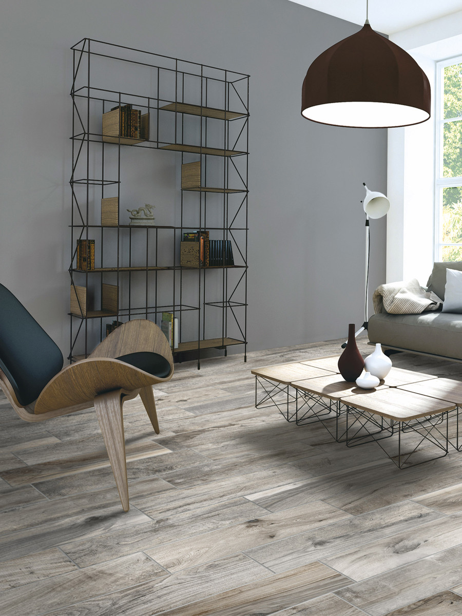 Living Tortora Italian Wood Effect Floor Tiles - 1000x150(mm)