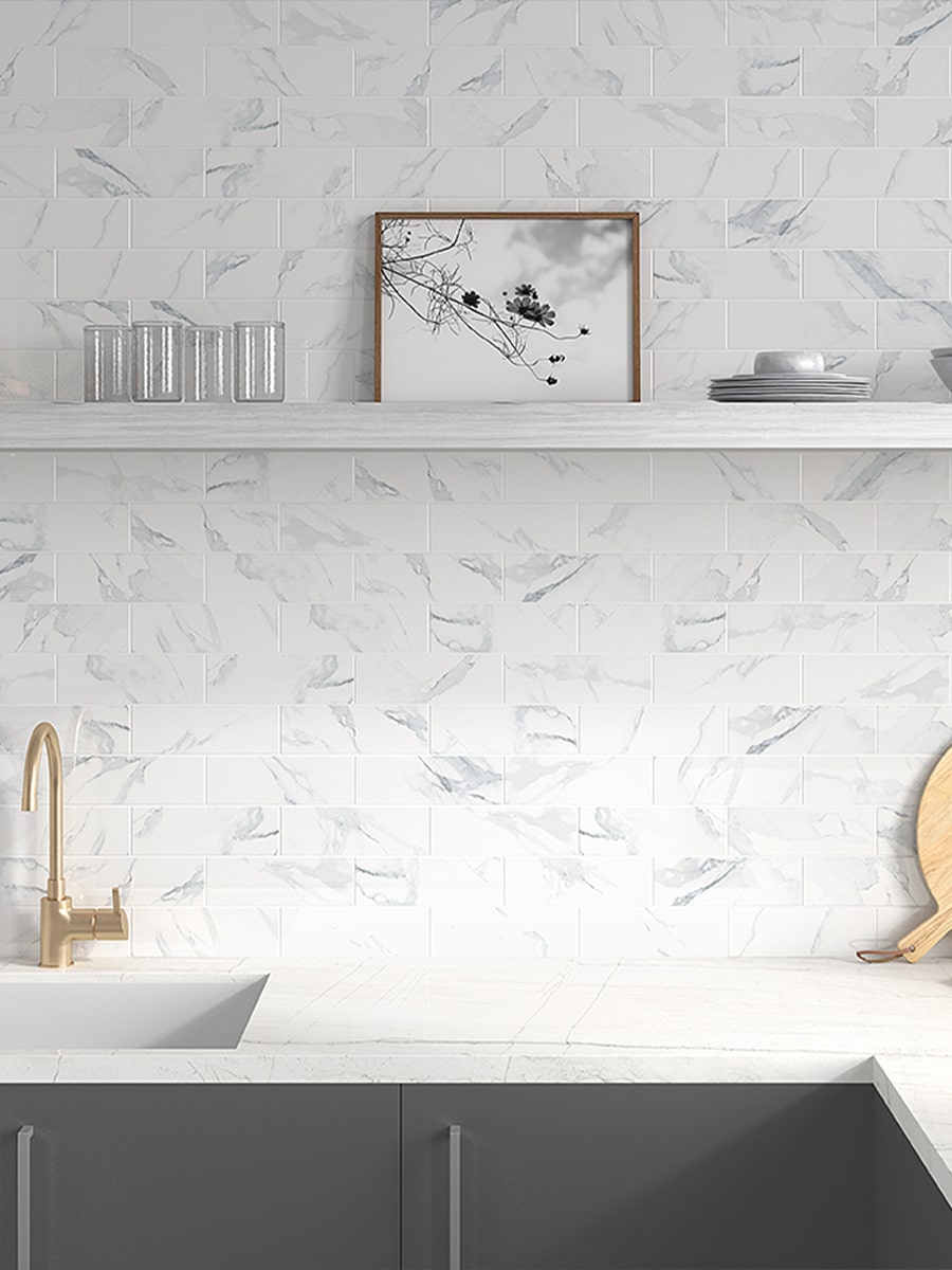 Marquina White - 75x225mm