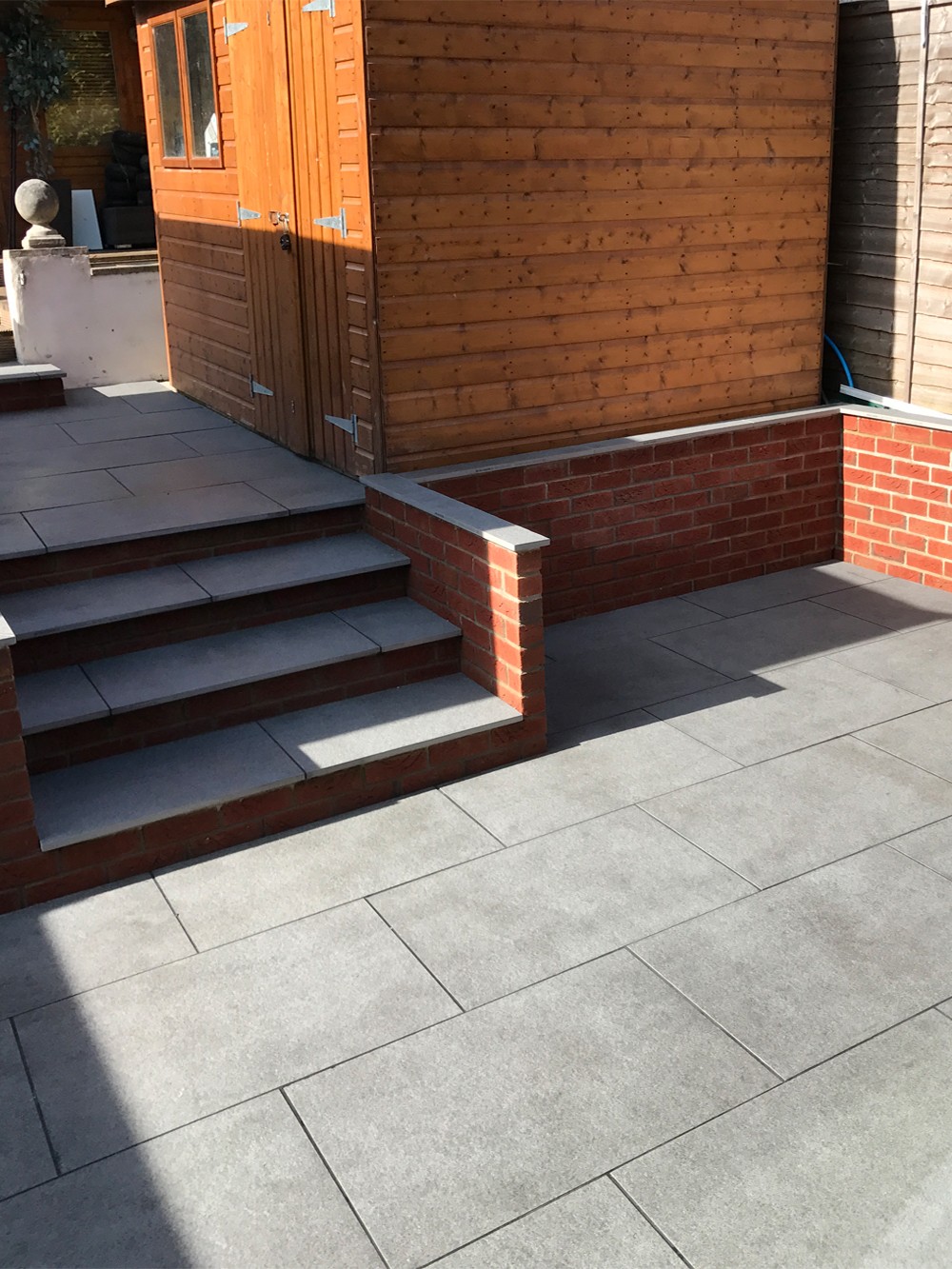 Mid Grey Virtue Vitrified Porcelain Paving Slabs - 900x600 Pack