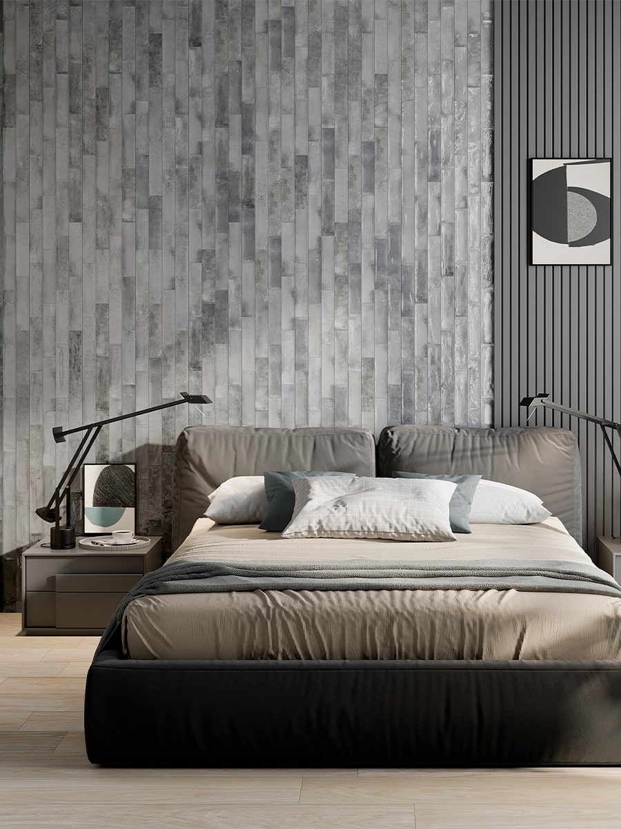 Mojave Light Grey Italian Tile - 60x250mm