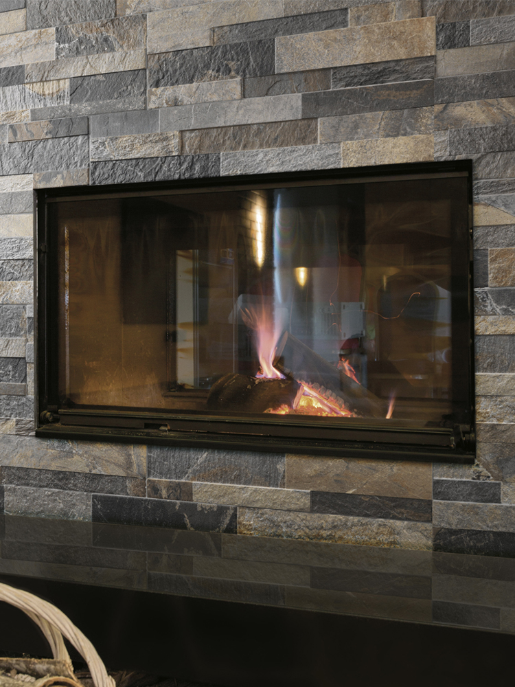 Multicolour Slate Split Face Effect Outdoor Porcelain Wall Tiles - 150x610x7-11(mm)