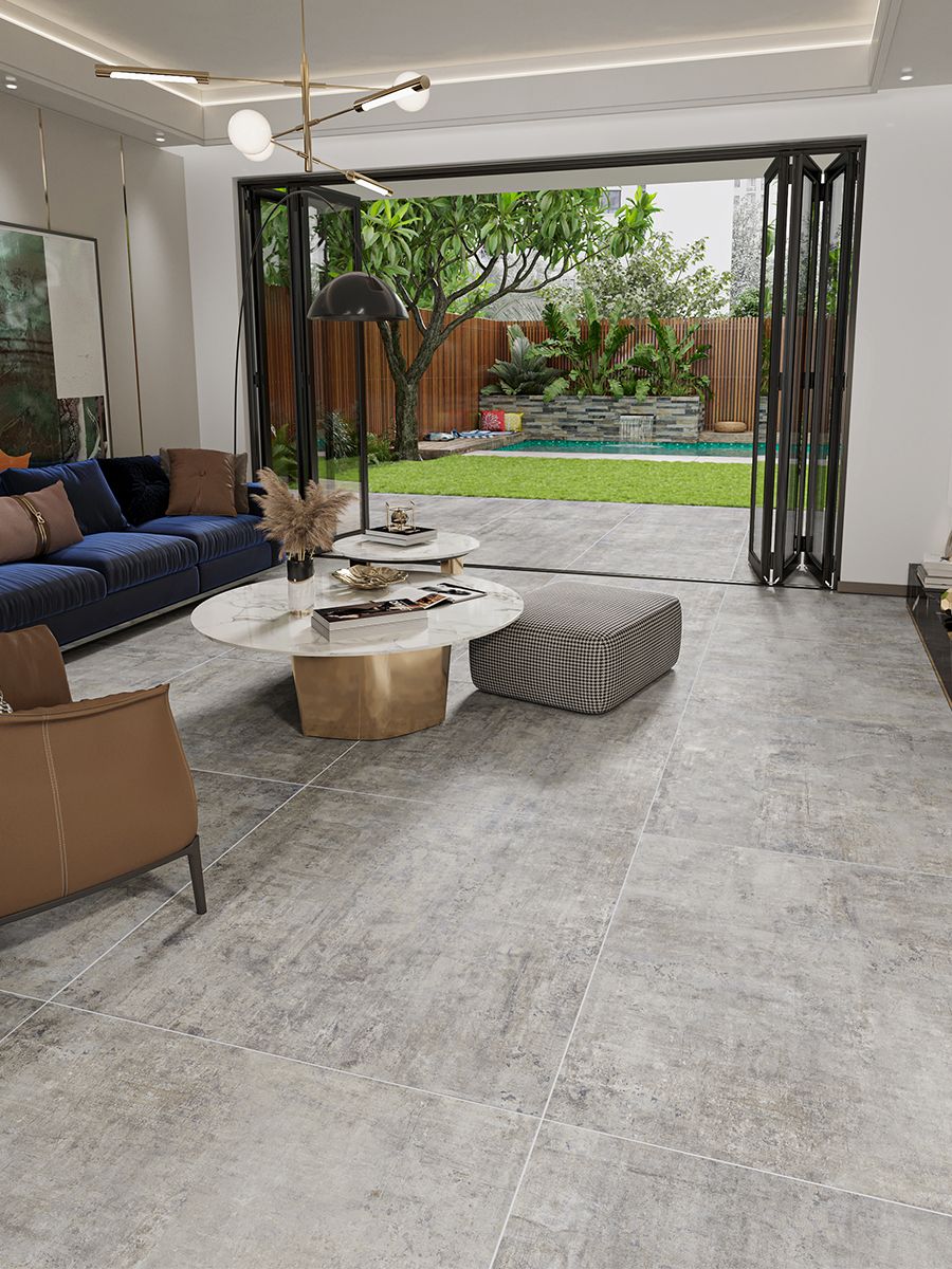 Murales Grey Italian Porcelain Tiles - 800x800mm
