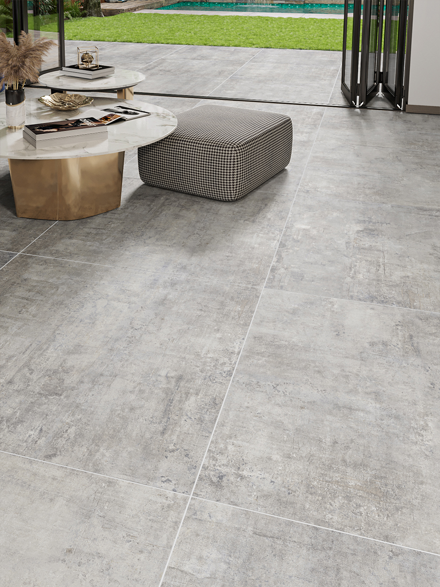 Murales Grey Italian Porcelain Tiles - 800x800mm