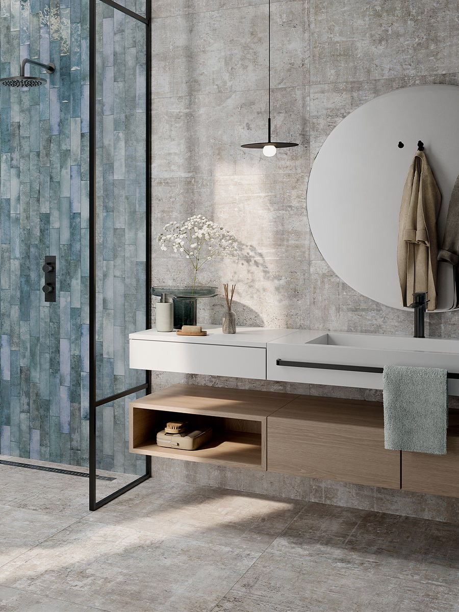Murales Ice Italian Wall & Floor Tile - 1200x600