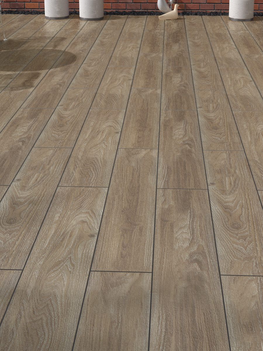 Cedar Oak Wood Virtue Vitrified Porcelain Paving Slabs- 1200x300 Pack