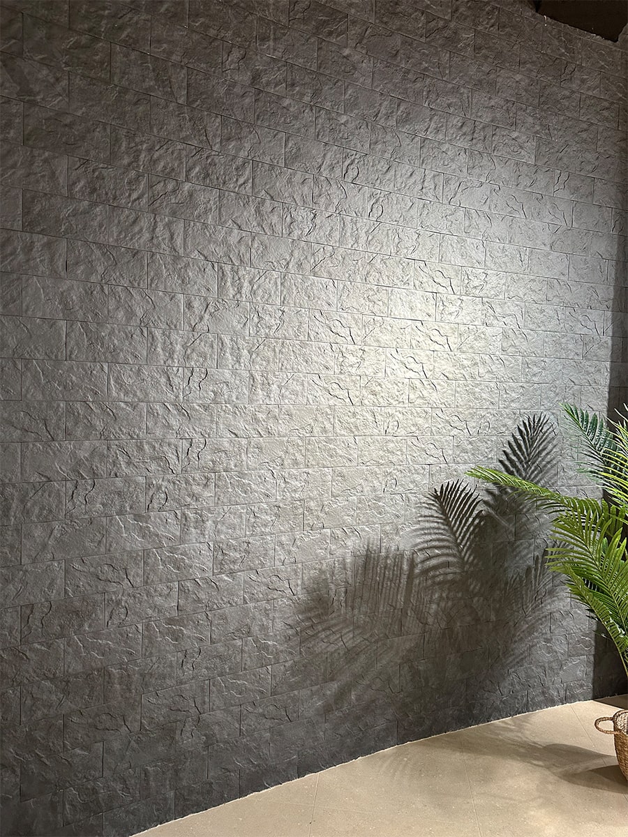 Ordessa Anthracite Wall Tile - 125x25mm