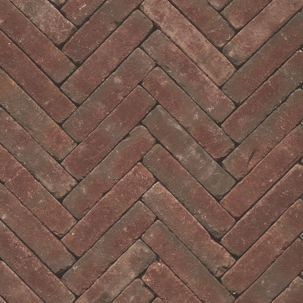 Ruston Tumbled Clay Pavers - 200x50x60mm