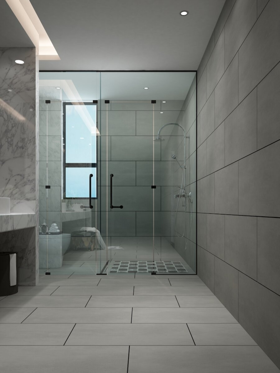 Concrete Grey Anti Slip Wall & Floor Tile - 800x400x9.5(mm)