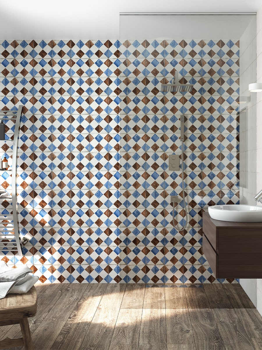 Sorrentina Maiori Italian Porcelain - 200x200mm