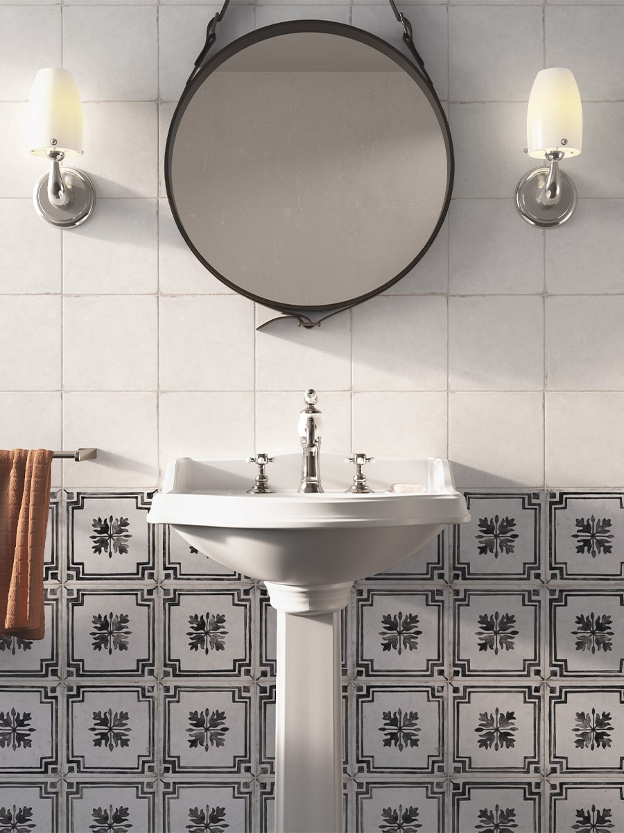 Sorrentina Bianco Italian Porcelain - 200x200mm