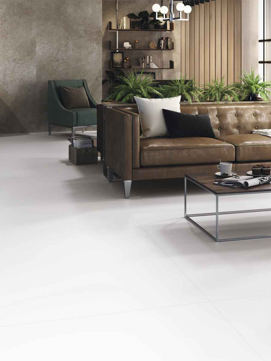 Supreme White Porcelain Tile - 1000x1000mm