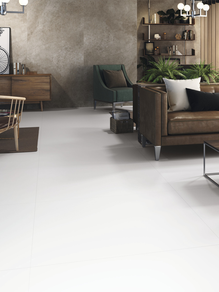Supreme White Porcelain Tile - 1000x1000mm