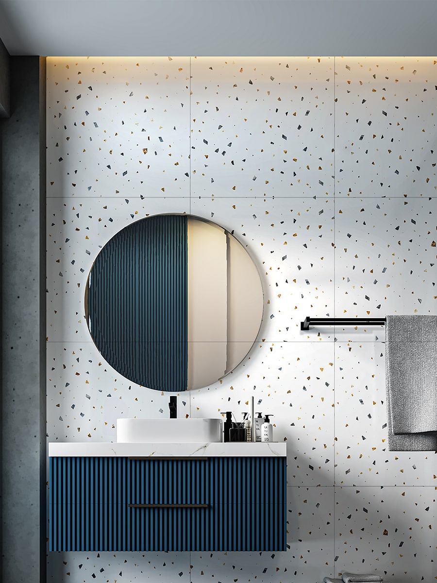 Tutti Frutti Terrazzo Polished Tile - 800x800mm