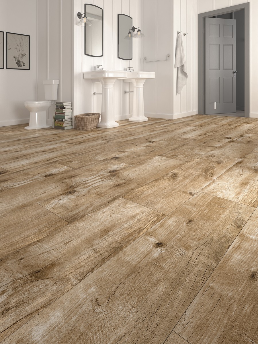 Vintage Wood Effect Indoor Floor Tile - 1200x300(mm)