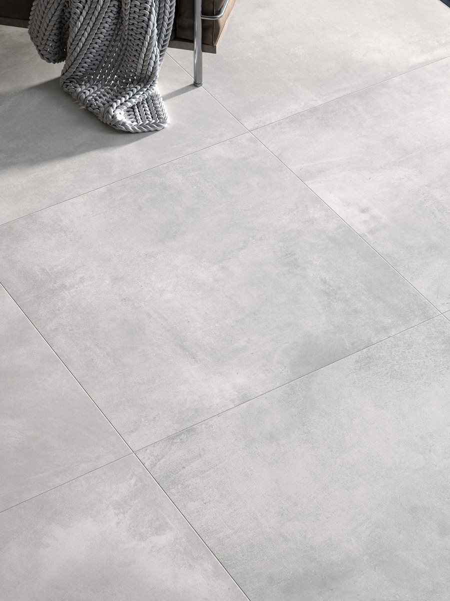 Volcano White XXL Outdoor Porcelain Paving Slabs - 1000x1000 Pack